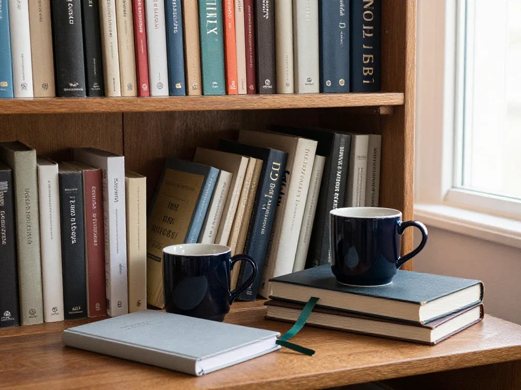 Bibliothèque variée illustrant la diversité des savoirs et la connexion des connaissances essentielles.